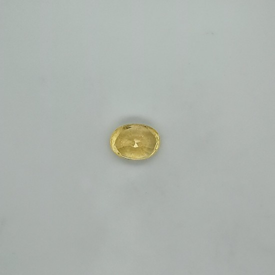 Yellow Sapphire (Pukhraj) 6.61 Ct gem quality Yellow Sapphire (Pukhraj) 6.61 Ct gem quality